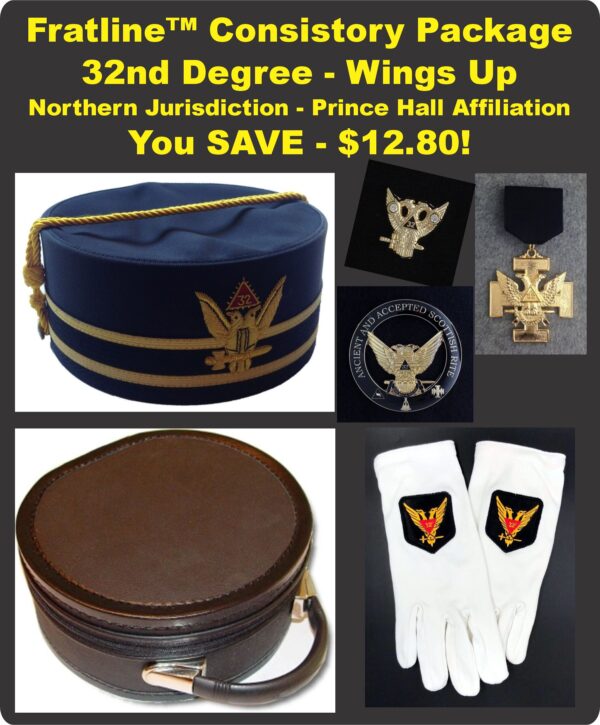 32nd Degree Prince Hall Northern Jurisdiction Scottish Rite Crown Package