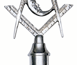 Masonic Junior Deacon Rod Wand Top Fratline