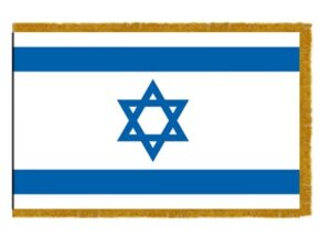 Israel Flag with Fringe