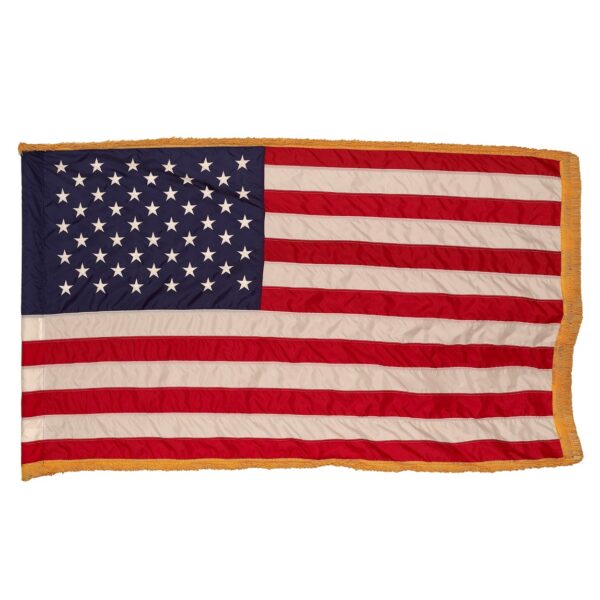 US Indoor Flag with Fringe