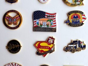 500 Custom Die Struck Lapel Pins for $599