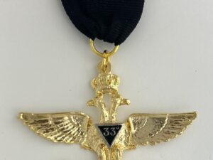 Scottish Rite 33rd Degree Jewel Wings Out