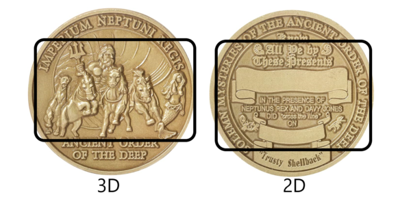 Challenge Coin Relief Examples