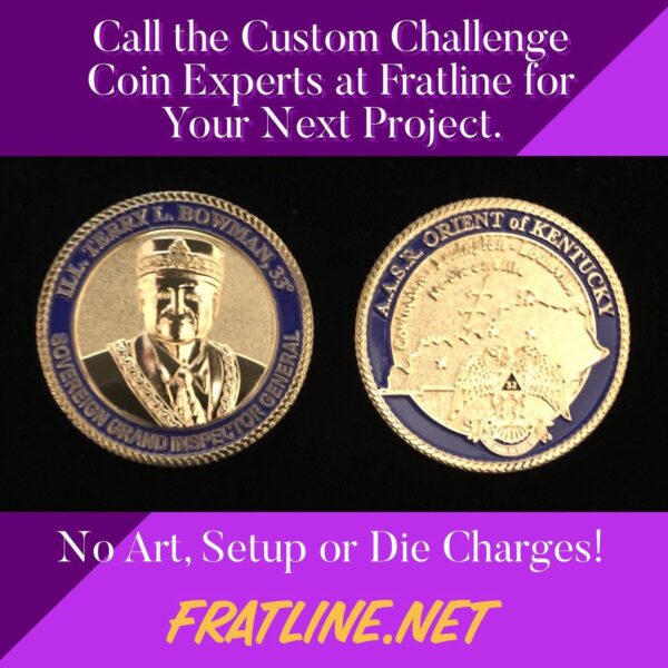 Fratline Custom Challenge Coin Scottish Rite