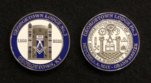 Georgetown Masonic Lodge Challenge Coin