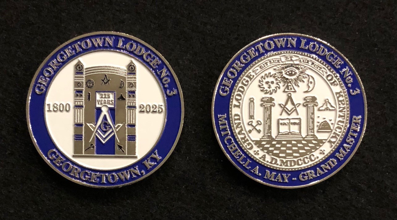 Georgetown Masonic Lodge Challenge Coin
