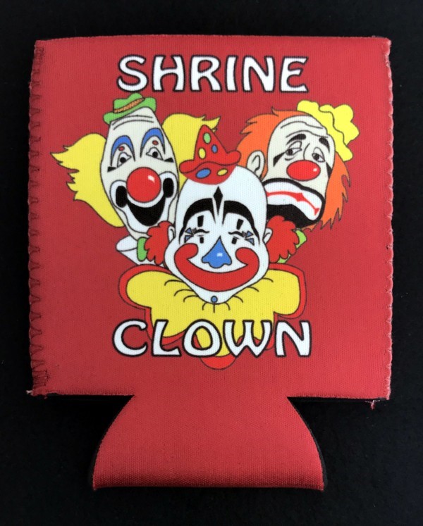 Shrine Shriner Clown Can Cooler New