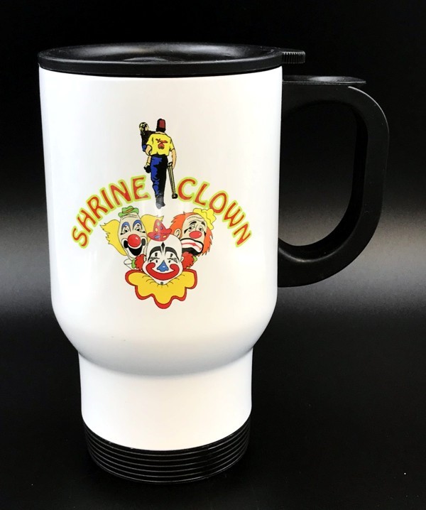 Shrine Shriner Clown Insulated Cup Mug New