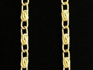 Chain Collar Neck Preventer Chain Gold New