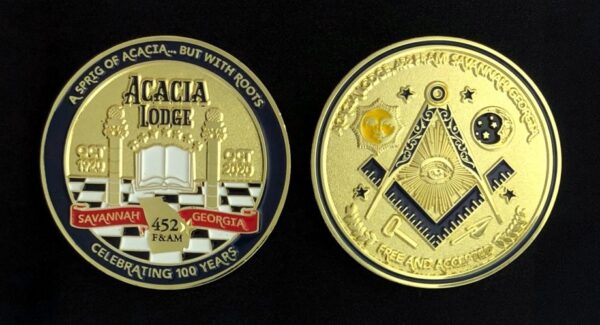 Custom Made Masonic Lodge Challenge Coins Fratline