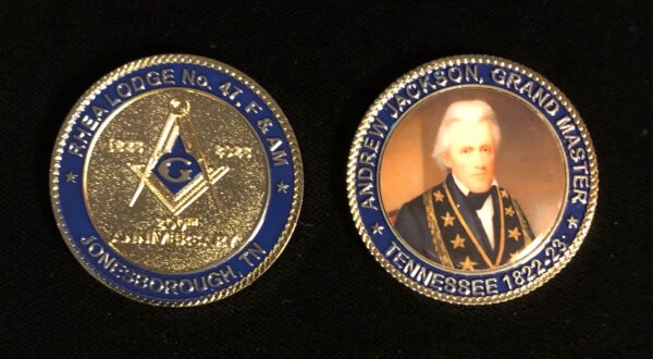 Custom Masonic Challenge Coin