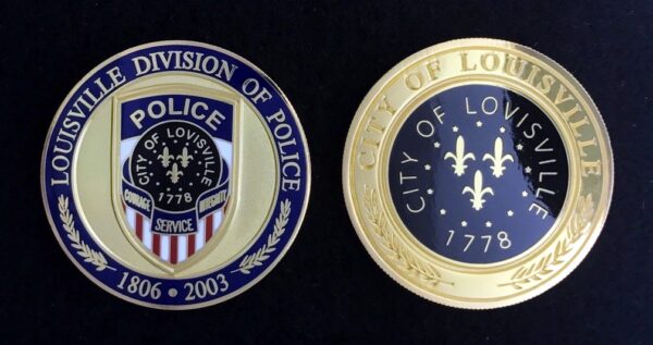 Custom Made Law Enforcement Challenge Coins Fratline