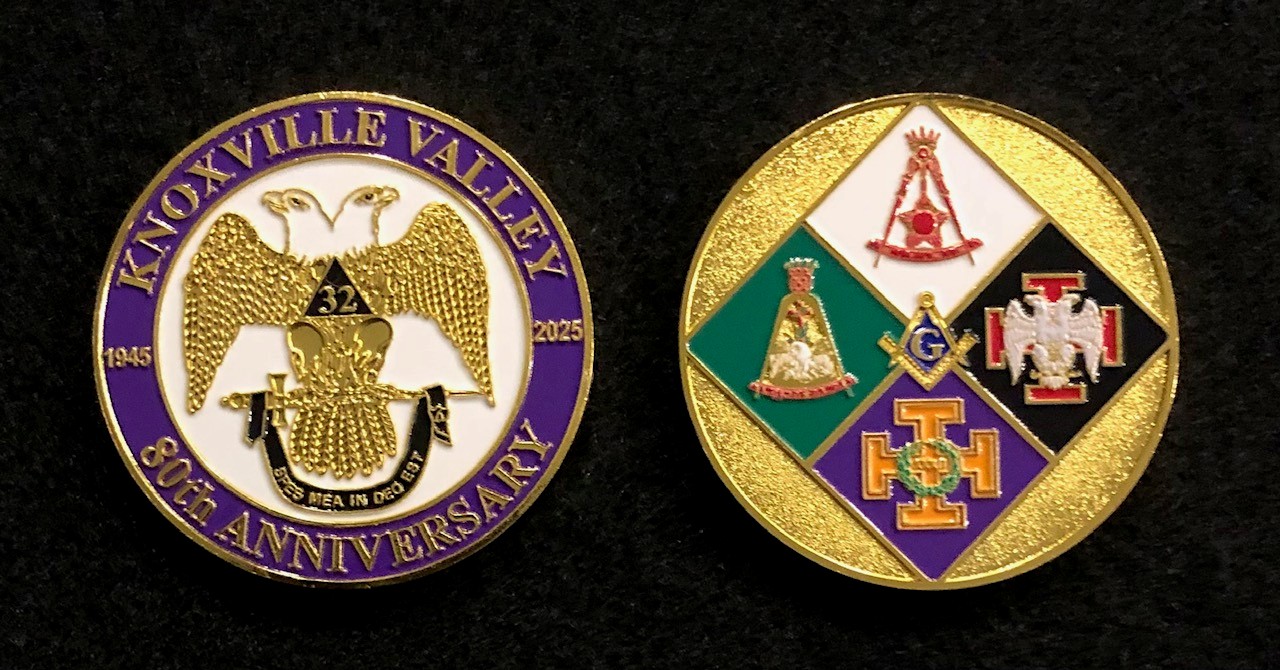 Knoxville Scottish Rite Challenge Coin