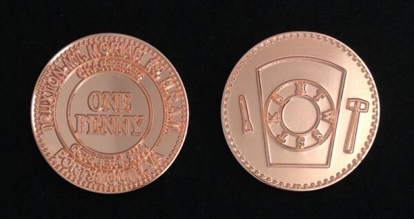 Custom Royal Arch Chapter Penny