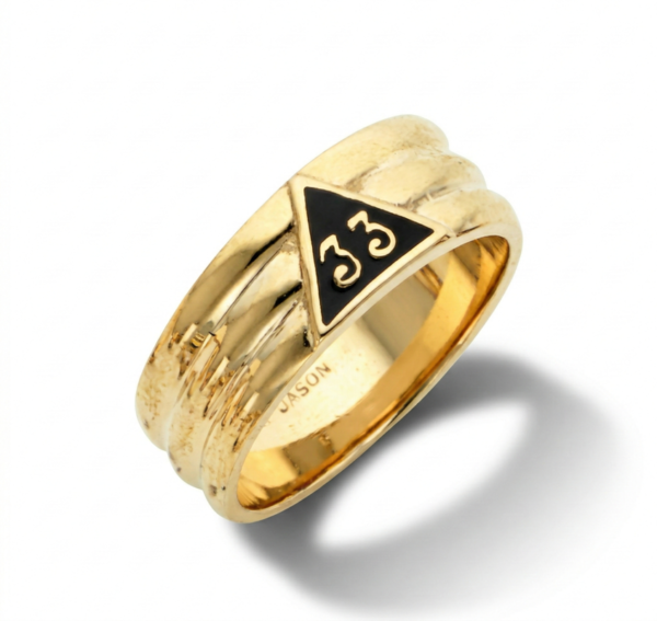 Scottish Rite 33rd Degree Ring Gold New For Sale