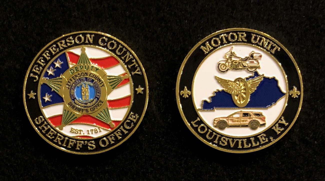 Jefferson County Sheriff Motor Unit Challenge Coin