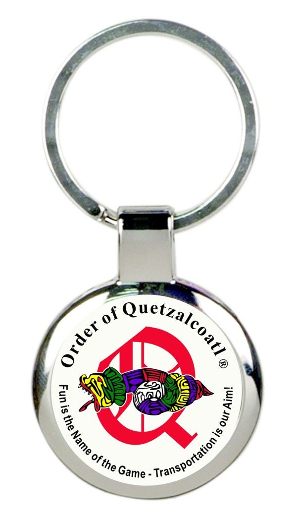 Order of Quetzalcoatl Key Chain Tag