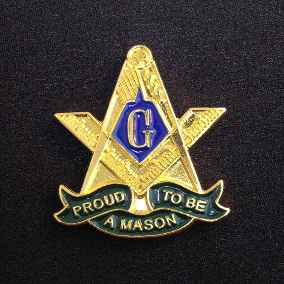 Masonic Proud To Be A Mason Lapel Pin New