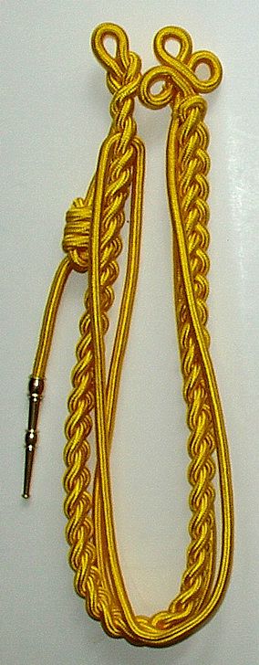 Uniform Citation Shoulder Cord Yellow New