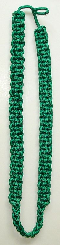 Uniform Cobra Knot Shoulder Cord Green New
