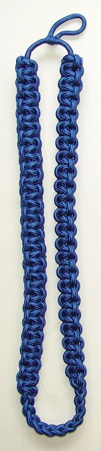 Uniform Cobra Knot Shoulder Cord Blue New