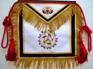 Masonic Scottish Rite 32 Degree Master of the Royal Secret regalia Apron Collar