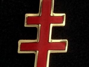 Scottish Rite 33rd Degree Cross Lapel Pin Gold New