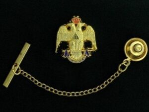 Scottish Rite 33rd Degree Eagle Tie Tack New
