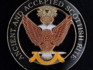 Scottish Rite 33rd Degree Wings Up Auto Emblem New