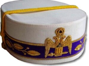 Scottish Rite 33rd Degree Cap Crown Wings Down