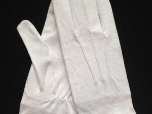 White Cotton Gloves Slip-On New For Sale