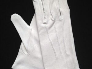 White Cotton Gloves Slip-On New For Sale