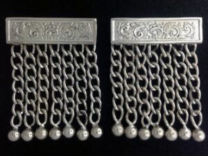 Masonic Apron Chain Tassels Silver New
