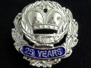 Order of Amaranth 25 Year Pin Silver New