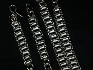 Sword Belt Barrel Chains Silver New
