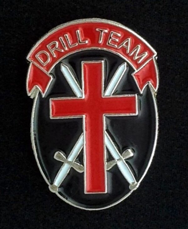 Knight Templar Drill Team Lapel Pin New