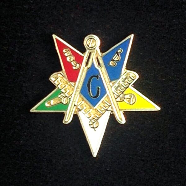 Order of the Eastern Star Past Patron Lapel Pin New