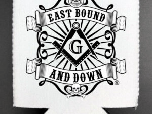 Masonic East Bound and Down Can Cooler New