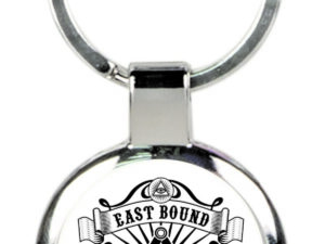 Masonic East Bound and Down Key Chain Tag New