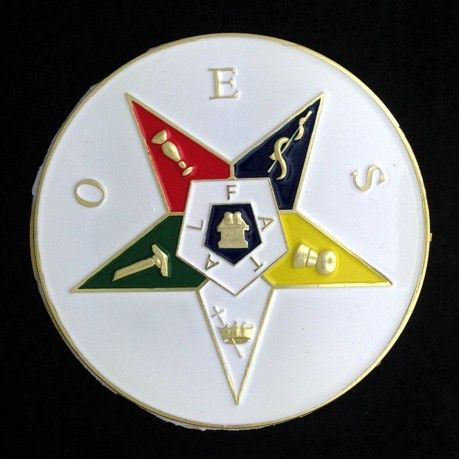 Order of the Eastern Star Auto Emblem New For Sale