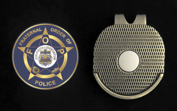 Fraternal Order of Police Golf Ball Marker Visor Clip