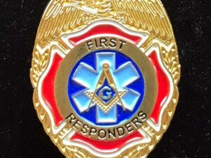 Masonic First Responder Lapel Pin New