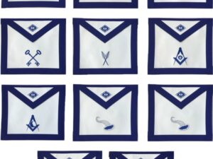 Masonic Lodge Officer Apron Set New For Sale