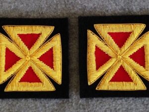 Grand Commandery in Bullion - 1-1/2" (Pair)