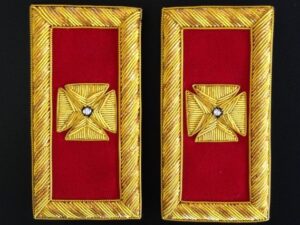 Grand Commandery Shoulder Boards Bullion New