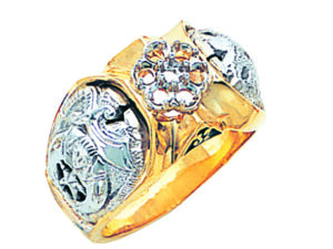 Shrine Shriner Ring Gold New For Sale