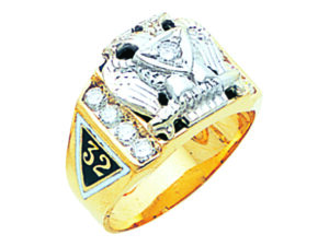 Scottish Rite 32nd Degree Ring New