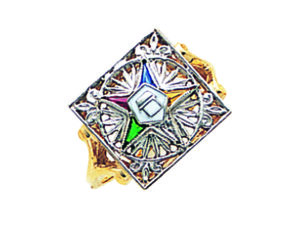 Eastern Star Ring Gold New For Sale