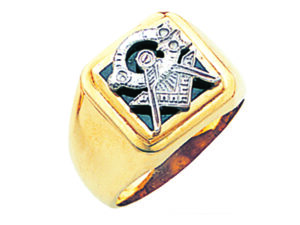 Masonic Blue Lodge Ring Gold New