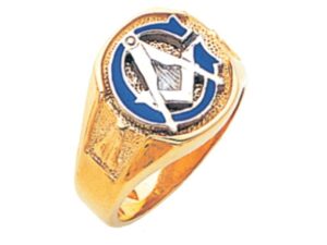 Masonic Blue Lodge Ring Gold New